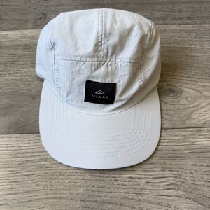 Tillak 5-Panel Wallowa Camp Hat - Light Gray Nylon Adjustable - One Size